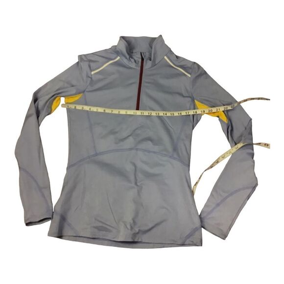 Athleta Quarter Zip Athletic High Neck Zip Pocket Shirt Size medium - Picture 6 of 11
